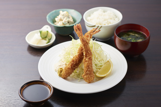 海老フライ定食